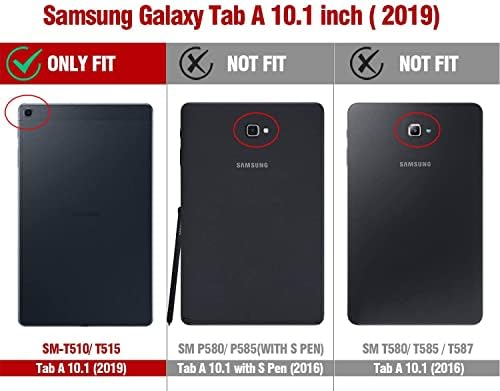 Chin FAI Galaxy Tab A 10.1 case 2019 Modelo SM-T510/T515, Crianças Caso de proteção à prova de choque amigável para crianças