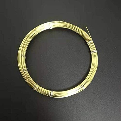 Yuesfz bobina de arame de latão nua bobina de jóias de artesanato sólido, fabricação de jóias industriais elétricas 32.8
