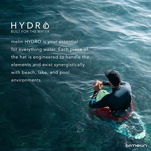Melin Odyssey Brick Hydro, Chapéu de Snapback de Desempenho, Capace de beisebol resistente à água para homens e mulheres