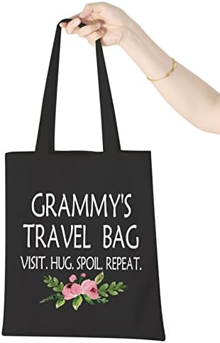 WCGXKO DIA DO DIA DA Mãe Vovó Birthday Gift Travel Gift Tote Bag para