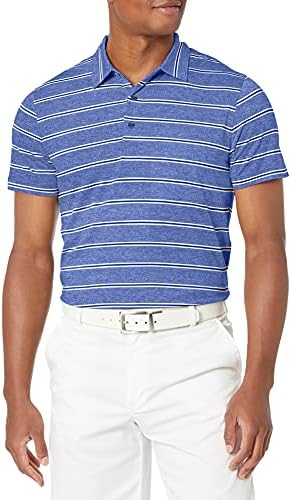 Cutter & Buck Men Drytec UPF 50+ Forge Heather Stripe Camisa Polo Fit Fit