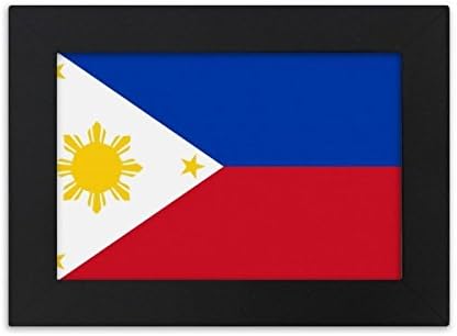Dihythinker Filipinas Flag National Asia Country Desktop Photo Ornaments Picture Art Painting Presente
