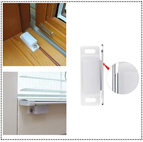 Rannb portas de porta magnéticas de trava para portas de armário, armários, gavetas e persianas -pacote de 10