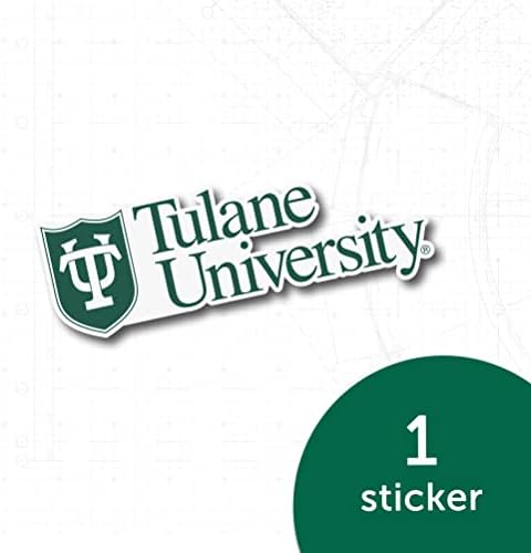Tulane University Wave Green Wave Vinil Decal