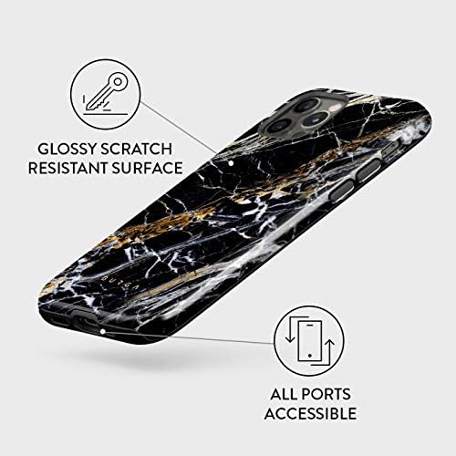 Burga Cellular_phone_case Compatível com iPhone 12 Pro Max, silicone, proteção para serviços pesados, ajuste fino, carregamento