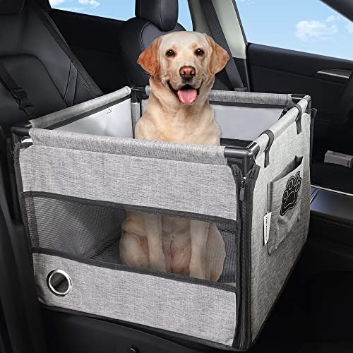 Capa de cão na capa do assento de carro assento de pet carotela de assento de viagem gaiola, cachorro de assento de carro de