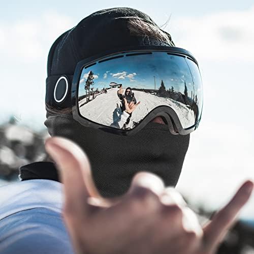 Achiou Balaclava Máscara facial, máscara de esqui para homens mulheres, máscara face máscara de máscara de moto tático de