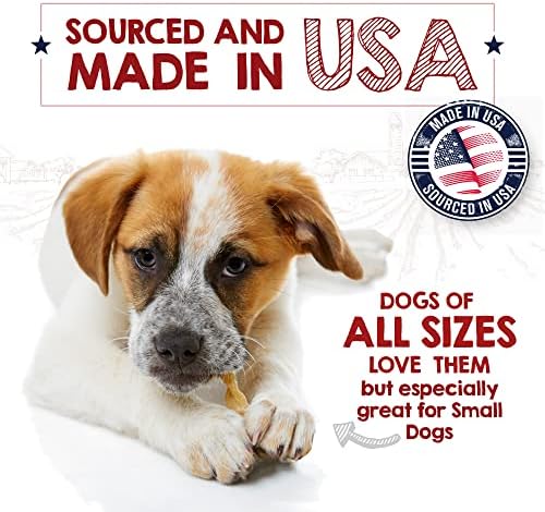 Os tendões de peru de Riley para cães feitos nos EUA e provenientes nos EUA - petiscos de cães de ingrediente único para cães