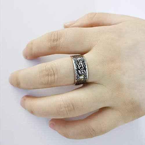 Feng Shui Ring Feng Shui Pixiu Mantra Ring para homens e mulheres