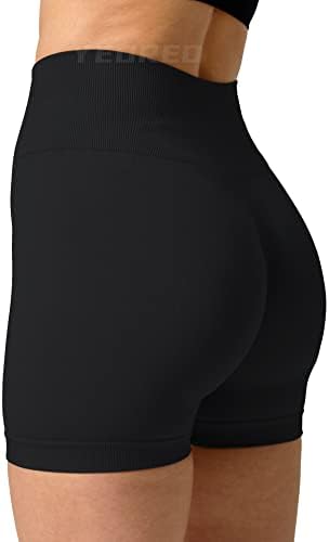 Yeoreo Women Scrunch Butt Lucking Surfras de treino 4,5 Mandy shorts Mandy Gym Athletic High Cídica Banteia Manter Shorts