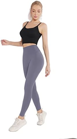 XGXL Leggings elásticos para mulheres - calças de ioga de controle de barragem de cintura alta para treinar a geração