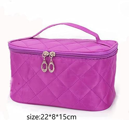 Trexd Mulheres Viagem Viagem Cosmética Lattice Zipper Men Bolsas de maquiagem Organizador Bolsa de beleza de beleza de beleza