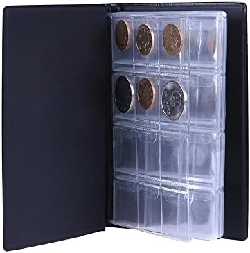 120 Bolsos 10 páginas PVC Coleção Coleção Livro de moedas Album de armazenamento Titulares comemorativos para presentes de moedas