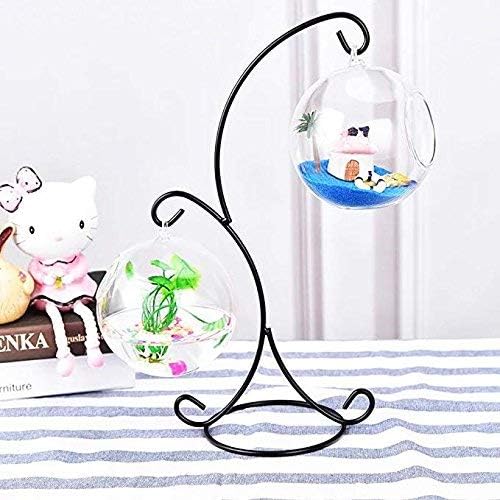 Archi 2 Pack ornament Display Stand Iron Pothook Stand para terrário de vidro pendurado