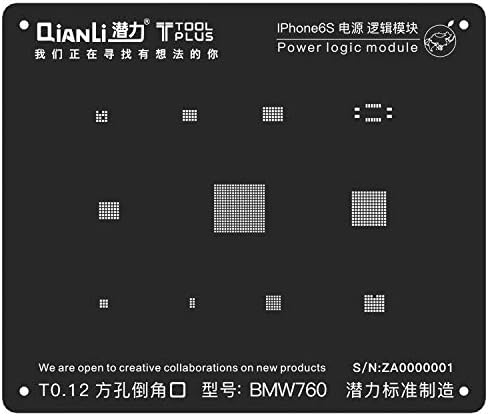 Qianli ToolPlus 3D IBLACK STENCY para iPhone 6S Módulo de lógica elétrica