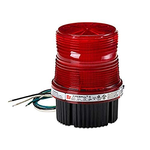 Sinal federal FB24ST-024B Fireball supervisionado Strobe Warning Light, tubo de 1/2 NPT/montagem de superfície, 24 VCC,