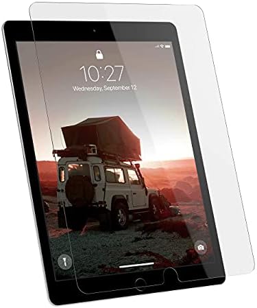 UAG iPad 10,2 polegadas e metrópole de casos, preto + iPad de 10,2 polegadas e vidro temperado do protetor de tela,