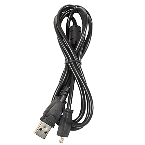 Cabo USB HQRP compatível com Kodak Easyshare Z710, Z712 IS, Z730, Z740, Z760, ZD710 Câmera digital