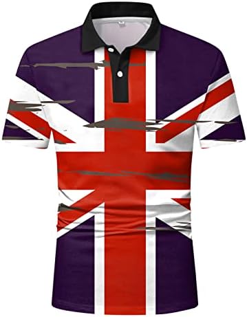 2023 Novos homens moda primavera no verão summer casual manga curta o pescoço bandeira t impressa camisetas top blouse