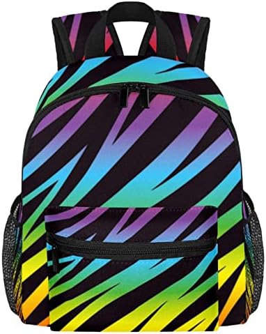 VBFOFBV LAPTOP CASual leve para homens e mulheres, Rainbow Zebra Pattern Modern