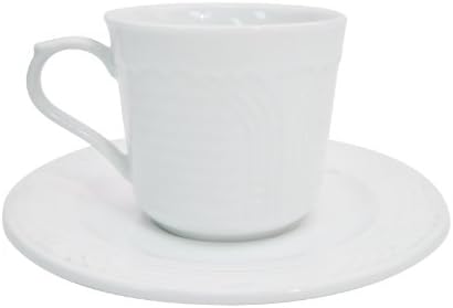 CAC China CRO-35 Corona 2-5/8 polegadas 3,5 onças de porcelana branca A.D. Cup, caixa de 36