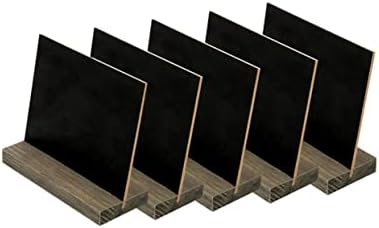 STOBOK 10PCS Sinais vintage Sinais de quadro -negro do placar de madeira Pingente de madeira de madeira de madeira Pingente de