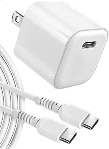 Bloco de carregamento super rápido Galvanox e cabo USB tipo C para dispositivos Android, plugue de carregador de 25-33W