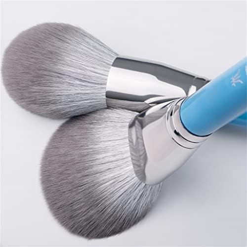 Escova de maquiagem cxdtbh/série 13pcs de qualidade pincéis sintéticos de cabelo de pó de popa de popa
