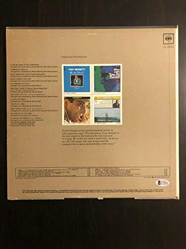 Tony Bennett assinou autógrafo - álbum de vinil Record LP -TONY's Greatest Hits III