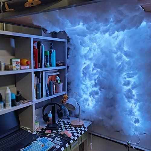Luzes Thundercloud, Smart RGB LED LIVRES LUZES DE ATMOSFERAÇÃO, Lâmpada noturna Lightning Cloud para Bar Diy Bedroom
