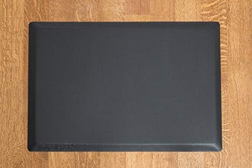 Rocelco 37,5 Altura do luxo Conversor de mesa em pé ajustável com montagem de monitor duplo e pacote de tapete anti -fadiga | Sente