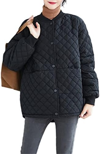 Autumn Winter Cotton Coat Women Women espessado com casaco curto de colarinho de beisebol