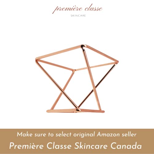 Première CLASSE Skincare - Beauty Sponge Holder - Rose Gold Foundation Belder Blender Holder - Makeup Brush Organizer Rack Case - Armazenamento