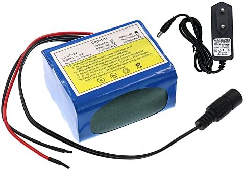 Bateria de 12V DC 6.8 AH 6800mAh Baterias recarregáveis ​​com BMS PACHAS DE BATERIA DE LITHIUM PABELA DE PROTUÇÃO DE