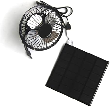 Homoyoyo 2pcs ângulo ao ar livre USB, ventilador solar Painel de energia Painel de energia Camping Sala de viagem Sistema