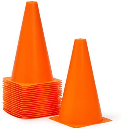 Cones de plástico laranja para esportes, velocidade, equipamento de treinamento de agilidade