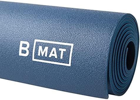 B Yoga Everyday Mat for Men & Women | Mat de treino não deslizante de 4 mm de 4 mm extra | Mat de exercício ecológico |