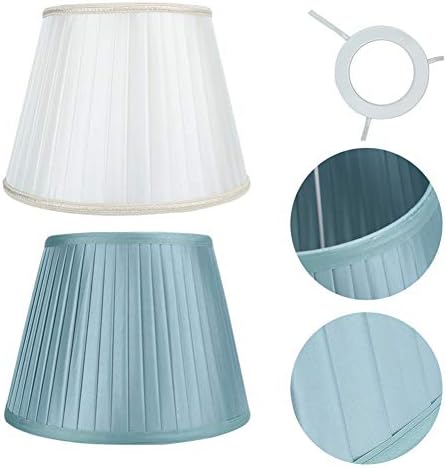 Abajur de pano, moderna lâmpada de lâmpada de lâmpada de pano de tecido com boa transmissão de luminária de luminária de luminária Decoração doméstica