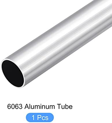 Metallixity 6063 Tubo de alumínio, tubulação redonda de alumínio - Para móveis para casa, máquinas, artesanato de