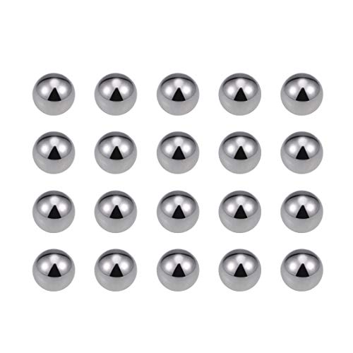 Bolas de rolamentos de aço carbono de 8mm de Uxcell, bolas de precisão 100pcs