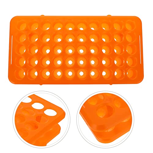 2pcs amostragem de strep holder de luto destacável Microcentrífuga Dirima Display Teste Test Plastic Stand Stand Cilíndico Organizador Hospital Experimentos de Polipropileno Cor