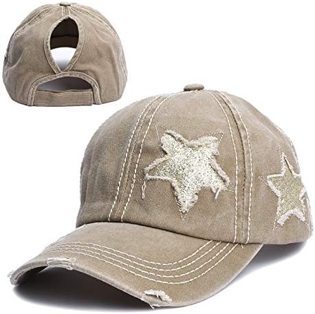 Tantisy Printing Youth Classic Baseball Cap Women Sun Protection Star Beach Comfort Comfort Vintage Hat Snapback Chap