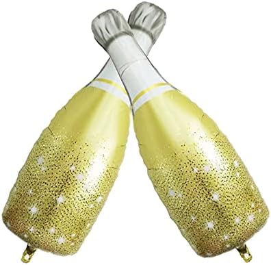 2pcs Balões de garrafas de champanhe, para festa de bacharel de chá de noiva de aniversário