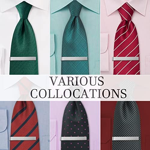 Hawson clipes de gravata de 2 polegadas para tigela de gravata masculina para negócios de aniversário de casamento