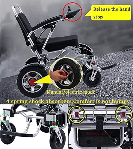 Máquinas de deslocamento de cadeira de rodas móveis de cotclo externo ao ar livre dobrável dobramento elétrico compacto duplo função