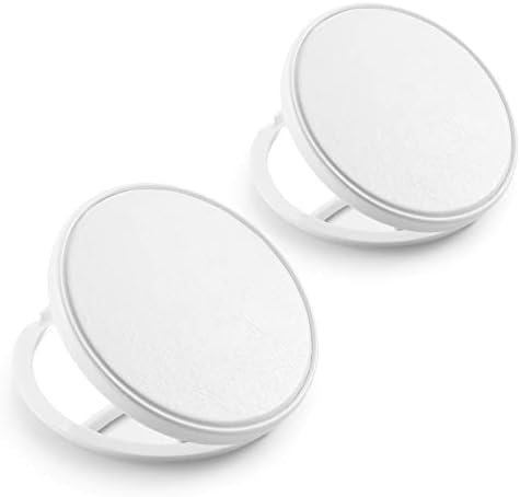 Getinbulk Compact Mirror Bulk, conjunto de 2 Pequeno espelho redondo de maquiagem de bolso 1x/3x Logra de couro PU