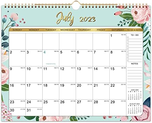 2023-2024 Calendário da parede-calendário de parede 2023-2024, julho de 2023-dezembro de 2024, calendário de 18 meses para planejamento,