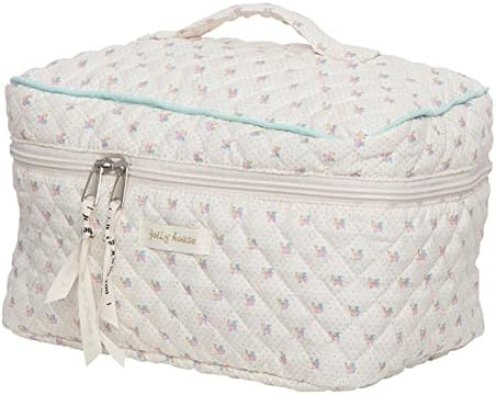 Fuezllno bolsas cosméticas para mulheres bolsas de maquiagem fofas algodão grande viagem de viagem acolchoada bolsa estética