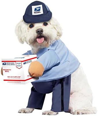 Traje de transportadora de correio de cachorro USPS pequeno