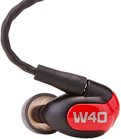 Westone W40 Earónos de Fits True Westone com cabo de áudio MMCX e cabo MFI de 3 botões com microfone